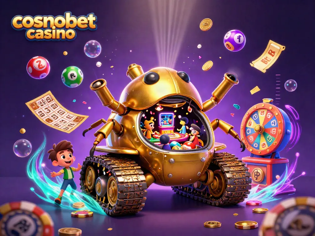 Experience cosmobet casino's vibrant atmosphere filled with colorful games and excitement!