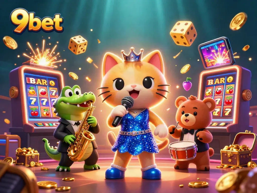 Experience exhilarating wins at 9bet, where vibrant characters bring a thrilling casino atmosphere alive.