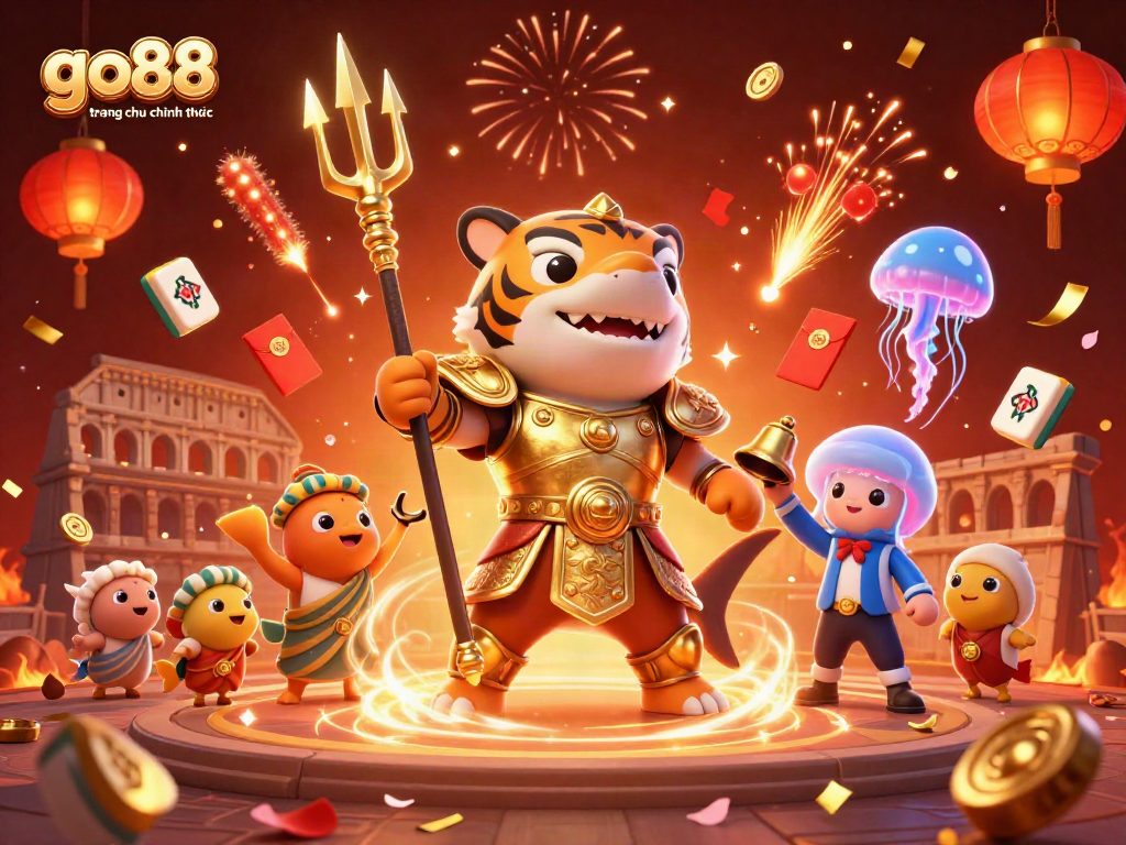 Experience the excitement of go88 trang chu chinh thuc with vibrant casino scenes and dynamic game elements.