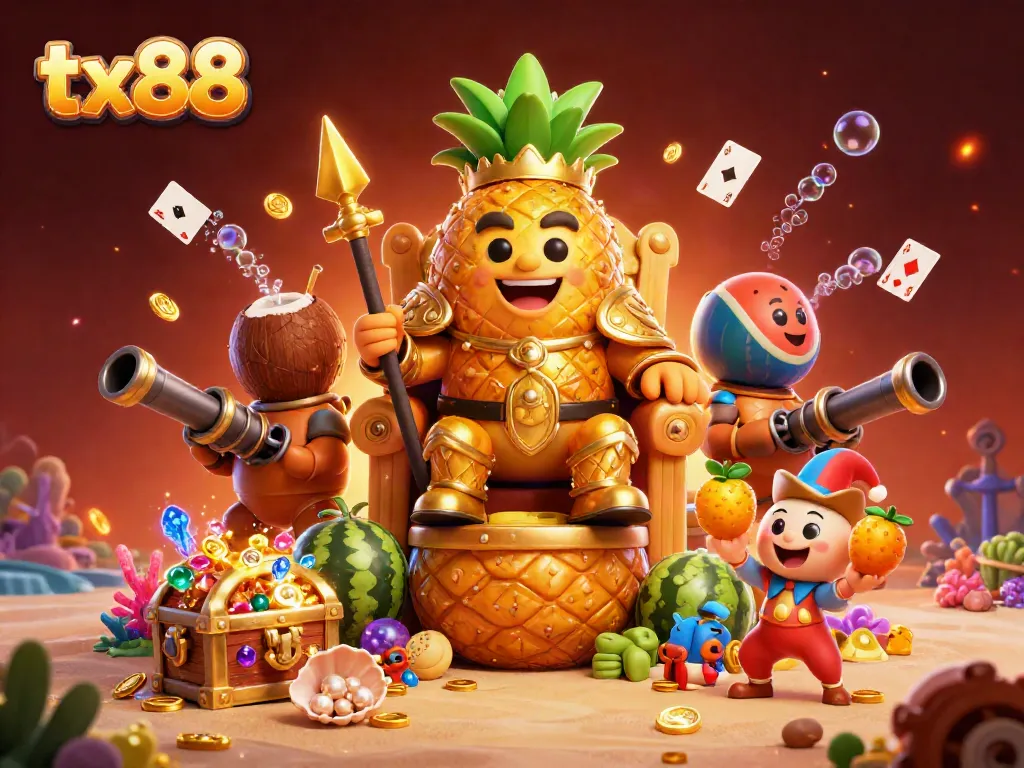 Experience excitement at tx88 with a vibrant casino scene featuring characters and dynamic gaming elements.
