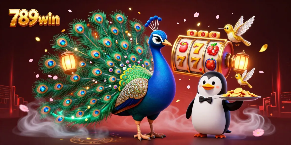 Win big with 789win in this vibrant online casino scene featuring dynamic slot game action.